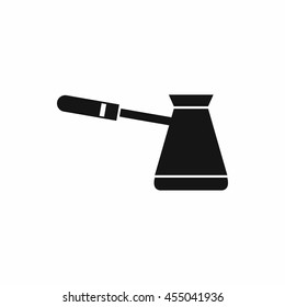 Coffee cezve icon in simple style isolated vector illustration