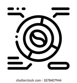 coffee characteristics icon vector. coffee characteristics sign. isolated contour symbol illustration