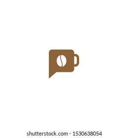 Coffee Chat graphic design template simple illustration