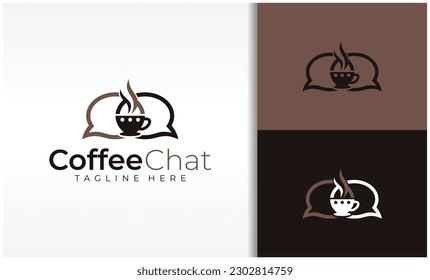 Coffee And Chat Logo Design