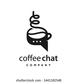 coffee chat logo design your company