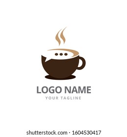 Coffee Chat Modern Logo Design