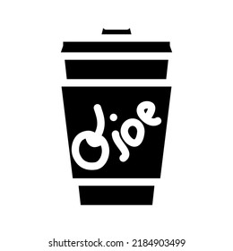 coffee cherry syrup glyph icon vector. coffee cherry syrup sign. isolated symbol illustration