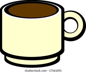coffee or chocolate cup
