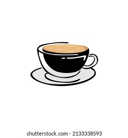 Kaffee und Schokoladengetränk, Vektorgrafik