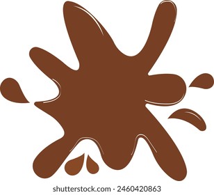 Fondo De Splash De Café Y Chocolate