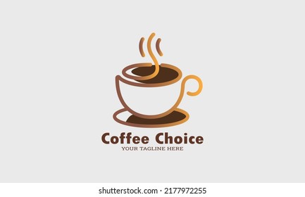 Coffee Choice coffee shop logo template vector illustration sweet coffee logo 