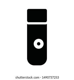 coffee circle icon is a simple icon, like bottle with simple black color, suitable for various needs of your company or business icon,
