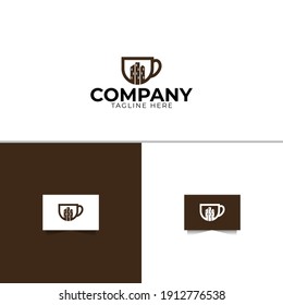 Plantilla de diseño de logotipo de Ciudad del Café