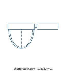 Coffee Cloth Filter Vector Line Icon