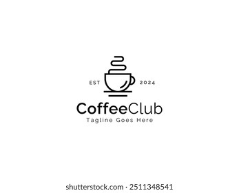Logo do clube de café I Logo do café