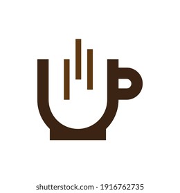 Vector de diseño del logo de la Copa de café o Cocholate