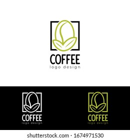 coffee cofe logo design modern and minimal logotype