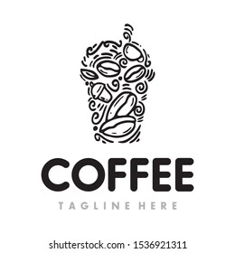 Coffee, Coffe Shop, Cafe Logo Design Inspiration Vector
