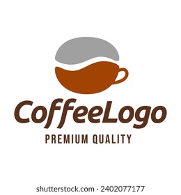 Coffee, Coffe Shop, Cafe Logo Design Vector on white background