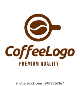 Coffee, Coffe Shop, Cafe Logo Design Vector on white background