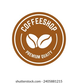 Coffee, Coffe Shop, Cafe Logo Design Vector on white background