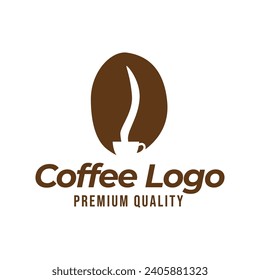 Coffee, Coffe Shop, Cafe Logo Design Vector on white background