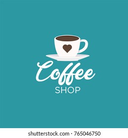 Coffee, coffeehouse label set. Cafe, cafeteria, hot drink logo or icon. Handwritten lettering vector illustration