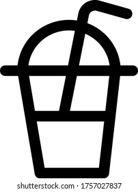 coffee cold icon vector for webs and apps