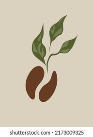 Coffee collection. Illustrations, logo, icons, ready-made image for coffee shops and restaurants