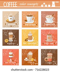 Coffee color concepts
