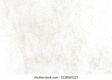 Textura de grano de color café aislada en fondo blanco. Chocolate Shades Confetti. Partículas marrones. Imagen Generada Digitalmente. Ilustración vectorial, EPS 10.