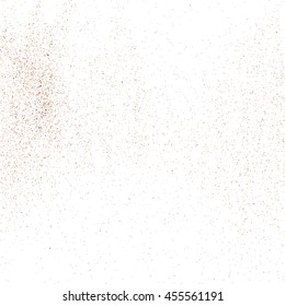 Coffee color grain texture  isolated on white background. Chocolate shades. Brown particles. Vector illustration,eps 10.