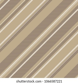 Coffee color striped backround seamless pattern. Vector illustration.