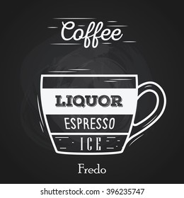 Coffee composition, Sketch Illustration
