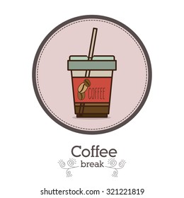 Coffee concept about coffee cup design, vector illustration eps 10