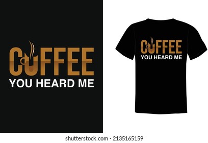 Coffee Concept Background with Monogram Editable Vector Icon in Premium Colors. Coffee shirt and print design eps 10