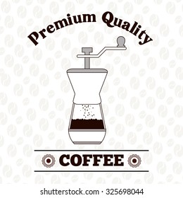 Coffee  concept with decoration icons design, vector illustration 10 eps graphic.