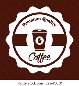 Coffee  concept with decoration icons design, vector illustration 10 eps graphic.