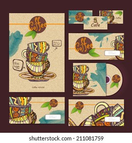  coffee concept design. Corporate identity