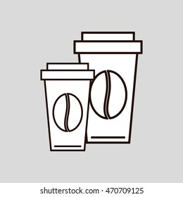 coffee concept with icon design, vector illustration 10 eps graphic.