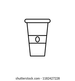 coffee concept line icon. Simple element illustration. coffee concept outline symbol design from Fast food set. Can be used for web and mobile UI/UX