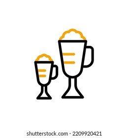 Coffee concept line icon. Simple element illustration. Coffee concept outline symbol design.