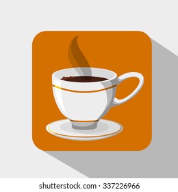 Coffee concept with coffee mug design, vector illustration 10 eps graphic