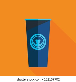 Coffee Container Flat Icon