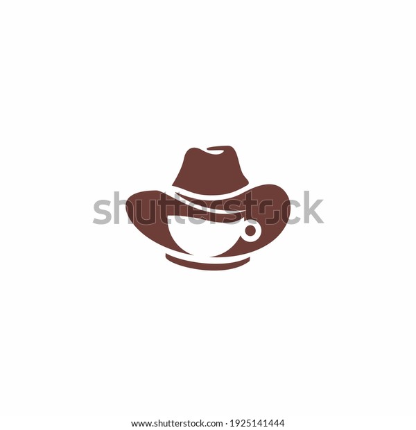 coffee cowboy illustration, \
this logo is\
perfect for coffee shop\
industry.
