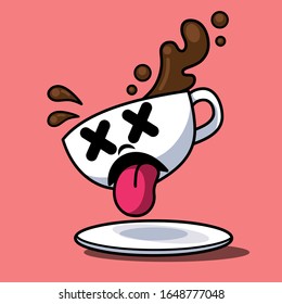 Coffee Crazy T Shirt Vector Design