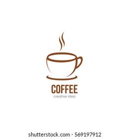 Coffee Creative Concept Logo Design Template