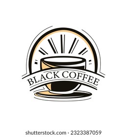 coffee creative pictogram logo design