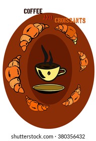 coffee and croissants
