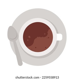 icono de café en taza airview