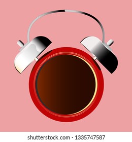 coffee cup with alarm clock