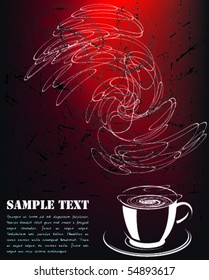 Coffee cup background