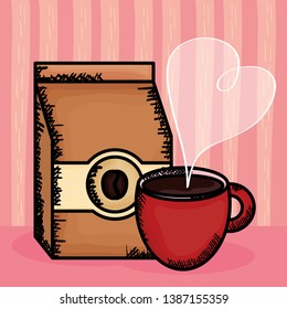 coffee cup with bag product