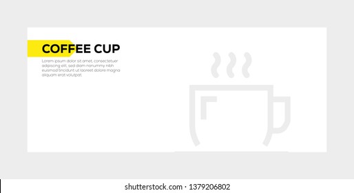 COFFEE CUP BANNER CONCEPT